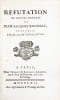 1- [LEGRAND (Louis)]. Censure de la Facult&eacute; de Th&eacute;ologie de Paris, Contre le Livre qui a pour titre, "Emile, ou de l'&Eacute;ducation". Paris, P. Al. Le ...