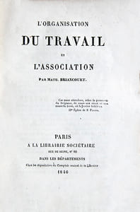 L'organisation du travail et l'association.