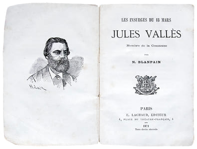 Les insurgés du 18 mars. Jules Vallès, membre de la Commune.