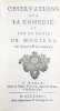 Observations sur la com&eacute;die, et sur le g&eacute;nie de Moli&egrave;re.. MOLIERE - RICCOBONI (Louis)