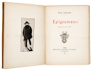 Epigrammes. Frontispice de F.-A. Cazals.. VERLAINE (Paul)