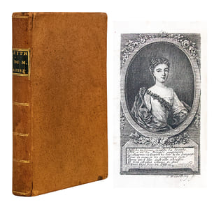 Lettres de Mademoiselle Aïssé à Madame C ... [Calandrini] qui contiennent plusieurs anecdotes de l'histoire du tems depuis l'année 1726 jusqu'en 1733. Précédées d'un Narré très-court de l'histoire de Mademoiselle Aïssé (...). Avec des notes dont quelques-unes sont de Mr de Voltaire.