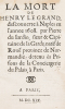 La mort d'Henry le Grand descouverte à Naples en l'année 1608. par Pierre du Jardin (...) détenu ès prison de la Conciergerie du Palais à Paris.. DU ...