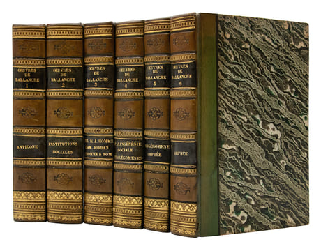 Oeuvres de M. Ballanche, de l'Académie de Lyon.. BALLANCHE (Pierre-Simon)