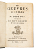 Les oeuvres morales de Mr. Diderot [i.e. Thiroux d'Arconville], contenant son traité de l'amitié et celui des passions [- Tome second, contenant son ...