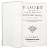 Projet pr&eacute;sent&eacute; &agrave; M. le mar&eacute;chal duc de Belle-Isle, concernant la lev&eacute;e des Milices sur les Domestiques en France.. BELLE-ISLE (Charles Louis Auguste ...