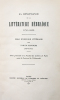 La renaissance de la littérature hébraïque (1743-1885). Essai d'histoire littéraire. Thèse présentée à la Faculté des Lettres de Paris pour le ...