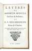 Lettres de M. Arnauld, Docteur de Sorbonne, au R.P. Mallebranche [i.e. Malebranche], Prêtre de l'Oratoire.. ARNAULD (Antoine)
