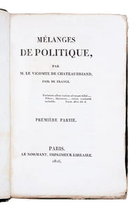 Mélanges de politique.