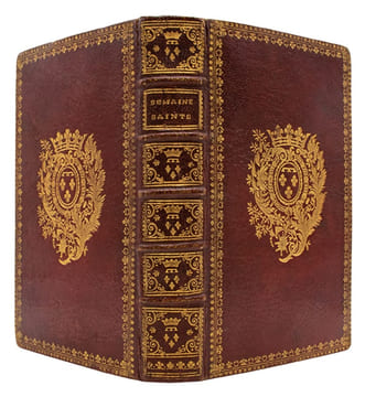 Office de la Quinzaine de Pasque, latin-françois, à l'usage de Rome et de Paris, pour la maison de Monseigneur le duc d'Orléans, premier Prince du ...