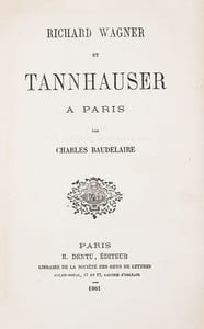 Richard Wagner et Tannhauser à Paris.