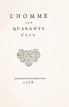 L'Homme aux quarante écus.. [VOLTAIRE]