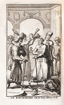 Les Oeuvres. Nouvelle édition. Corrigée, & augmentée des oeuvres Posthumes, & de tres belles Figures à châque Comedie, &c.. MOLIERE (Jean-Baptiste ...