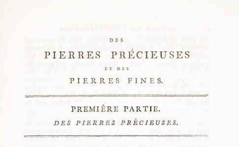 Oeuvres mêlées [dont "Des Pierres précieuses et des Pierres fines, avec les moyens de les connoître et de les évaluer"].
