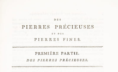 Oeuvres mêlées [dont "Des Pierres précieuses et des Pierres fines, avec les moyens de les connoître et de les évaluer"].