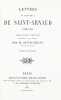 Lettres du Maréchal de Saint-Arnaud. 1832-1854. Troisième édition précédée d'une notice par M. Sainte-Beuve.. SAINT-ARNAUD (Armand Jacques Achille ...