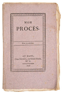Mon procès.