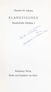 Klangfiguren. Musikalische Schriften I.