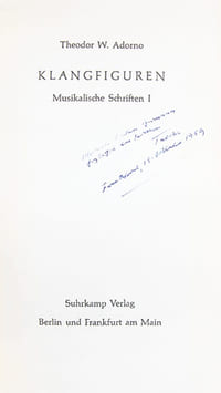 Klangfiguren. Musikalische Schriften I.