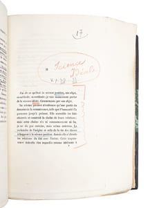 Science et Philosophie. (EXEMPLAIRE D'EPREUVE)