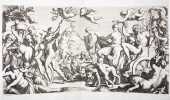 1- Galerie du Palais de Farn&egrave;se, peinte &agrave; Rome, par Annibal Carrache et grav&eacute;e par Le Blond. Paris. Chez Joubert, marchand d'estampes, rue de ...