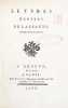 Lettres écrites de Lausanne. Première partie [Suivi de:] Caliste ou Suite des lettres de Lausanne. Seconde partie.. [CHARRIERE (Isabelle de)]