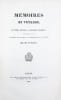 M&eacute;moires et voyages, ou lettres &eacute;crites &agrave; diverses &eacute;poques, pendant des courses en Suisse, en Calabre, en Angleterre et en &Eacute;cosse.. CUSTINE (Astolphe ...