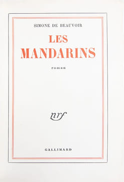 Les Mandarins. (EDITION ORIGINALE SUR GRAND PAPIER). BEAUVOIR (Simone de)