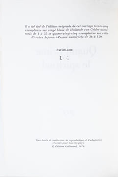 Quand prime le spirituel. (EDITION ORIGINALE SUR GRAND PAPIER). BEAUVOIR (Simone de)
