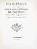Manifeste de la R&eacute;publique conf&eacute;d&eacute;r&eacute;e de Pologne du quinze novembre mil sept cent soixante-neuf. Traduit du polonois.. [POLOGNE], PAC (Michal Jan), ...