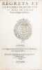Regrets et derniers propos sur la mort de madame soeur unique du Roy.. [Catherine de Bourbon (1559-1604)]