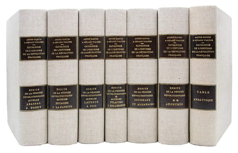 Catalogue de l'histoire de la Révolution française. Ecrits de la période révolutionnaires.