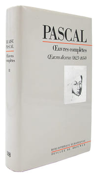 Oeuvres complètes. Texte établi, présenté et annoté par Jean Mesnard.. Tome II. PASCAL (Blaise), MESNARD (Jean) sous la direction de
