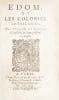 Edom ou les colonies Idumeanes. [Suivi de: "Colonies d'Hercule phenicien, et de Thyr" (2e partie)].. LE LOYER (Pierre).