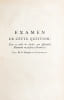 Examen de cette question : Est-il utile de diviser une Assembl&eacute;e Nationale en plusieurs Chambres ?. CONDORCET (Jean Antoine Nicolas de Caritat, ...