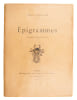Epigrammes. Frontispice de F.-A. Cazals.. VERLAINE (Paul)