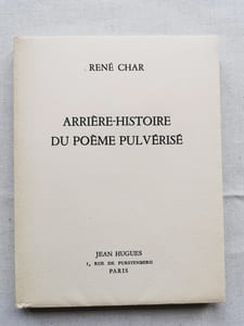 ARRIÈRE-HISTOIRE DU POÈME PULVÉRISÉ.