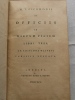 1791. DE OFFICIIC ad Marcum filium. Libri tres, ex editione oliveti parisiis vulgata. . CICERON  Marcus Tullius Cicero 
