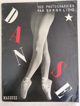 LA DANSE . La Danza. The Dance. ""Masques"". Préface de Jean Cocteau. Photographies de Serge Lido.. COCTEAU (Jean)