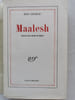 MAALESH. Journal d'une tourn&eacute;e de th&eacute;&acirc;tre.. COCTEAU (Jean) 