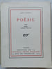 POESIE. 1916-1919, 1920-1923. . COCTEAU Jean 