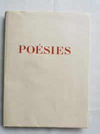POESIES.
Cortège priapique, Julie ou la rose, le verger des amours.
Illustrées de six pointes-sèches originales.