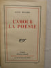 L'AMOUR  LA POESIE. . ELUARD Paul  