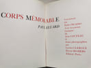 CORPS MEMORABLE. Couverture par Pablo Picasso avec un po&egrave;me liminaire de Jean Cocteau et douze photographies par Lucien CLERGUE.. ELUARD Paul COCTEAU ...