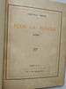 POUR LA MUSIQUE. Po&euml;mes. . FARGUE L&eacute;on-Paul 
