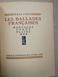 LES BALLADES FRANCAISES . Montagne. Forêt. Plaine. Mer.