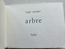ARBRE. Po&egrave;mes. MUNIER Roger
