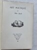 ART POETIQUE. . JACOB Max 