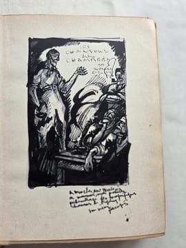 CHANSONS DE LA CHAMBREE. Traduction de Albert Savine et Michel Georges-Michel. Avant-propos de Pierre Mac Orlan. Illustrations de Daragnès. . KIPLING ...