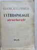 ANTHROPOLOGIE structurale. . L&Eacute;VI-STRAUSS Claude 